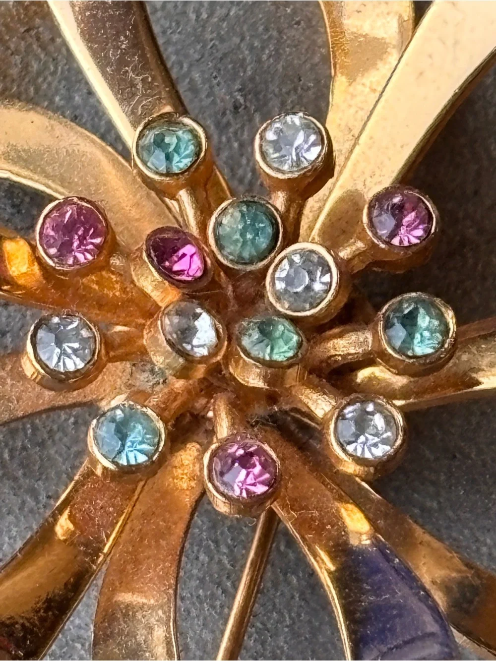 Vintage Brooch Trio Signed Coro Rhinestone Bow Pin Enamel Flower White Inlay Bar